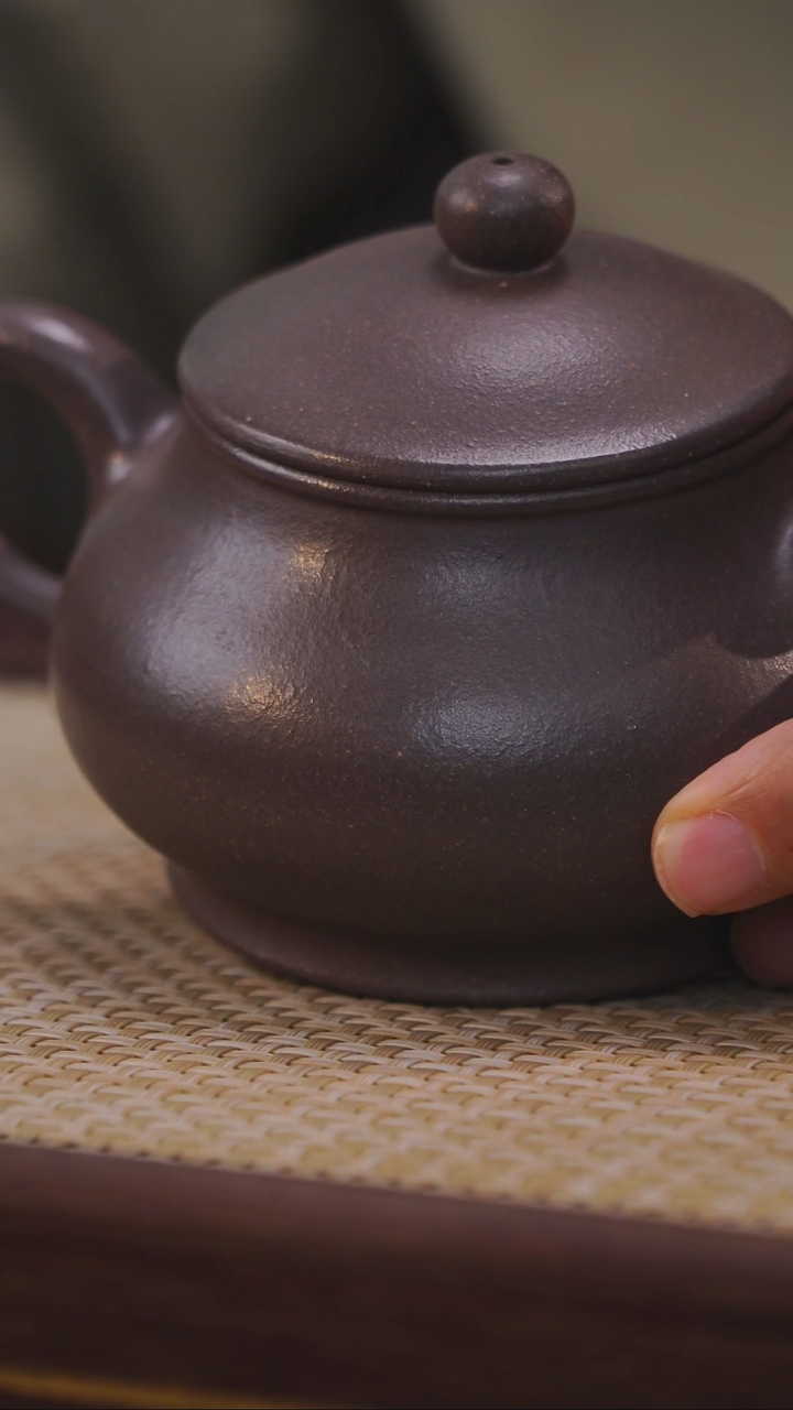 茶壶紫砂LZX天青潘壶