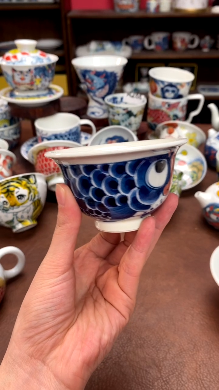 【闪购商品】昨明  陶瓷 （活动福利价）蓝鱼压手