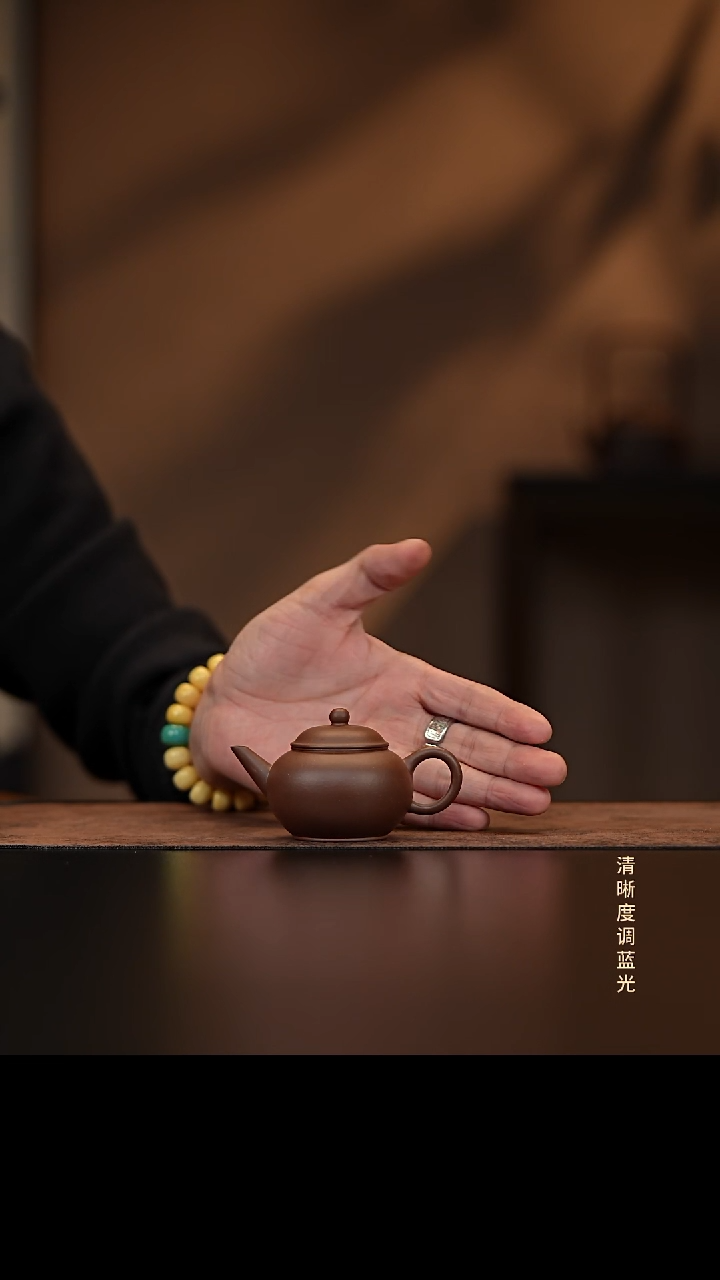 允禾斋 紫砂壶  水平 紫泥 