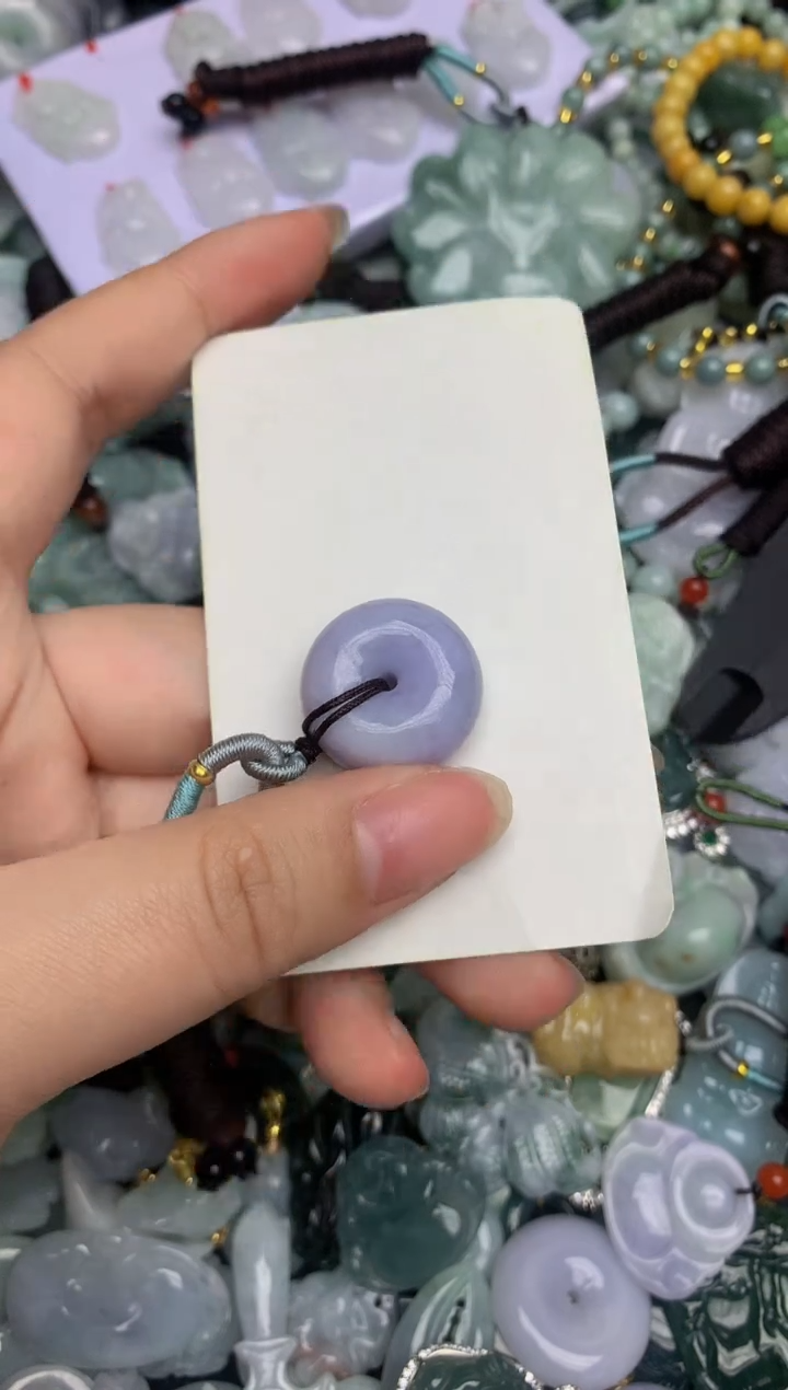 【闪购商品】翡翠颈饰未镶嵌天然缅甸A货翡翠吊坠