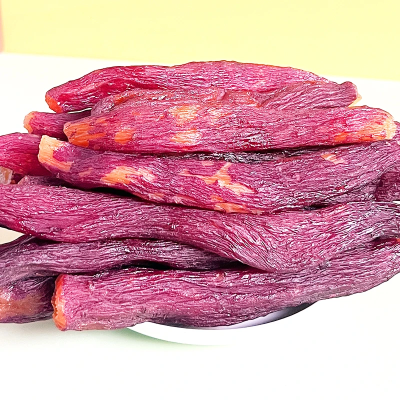 整根带皮红瑶烤薯干原味软糯香甜地瓜干开袋即食红薯红薯干正宗