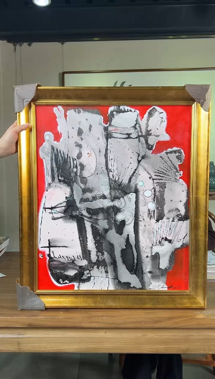 国画熊*猪CD 精品油画作品-50*60