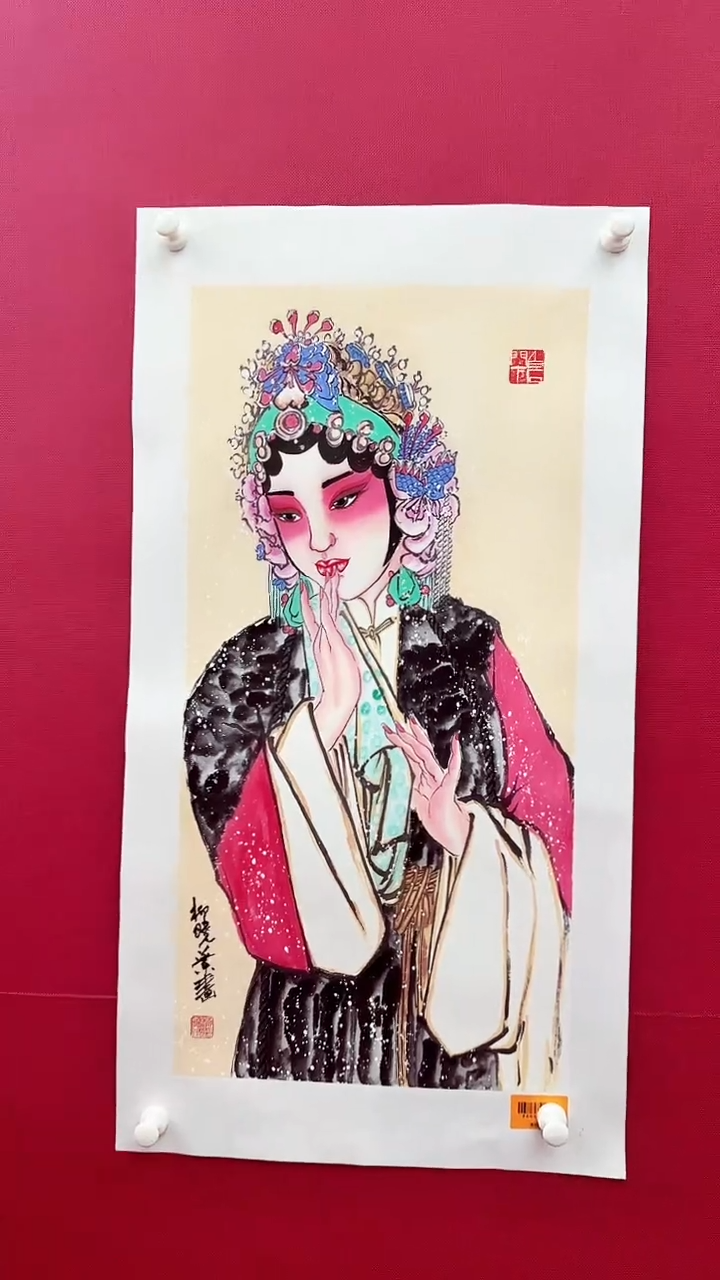 国画国画柳晓叶老师绘画2平尺