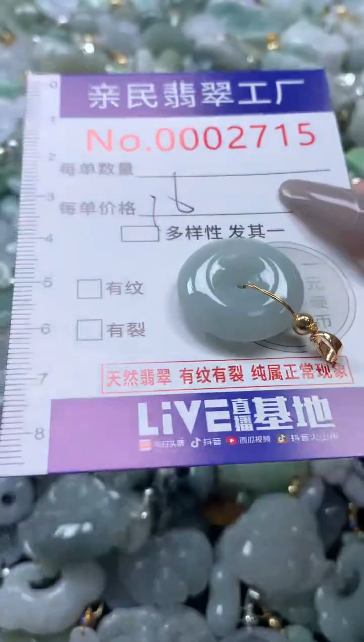 颈饰未镶嵌翡翠2715