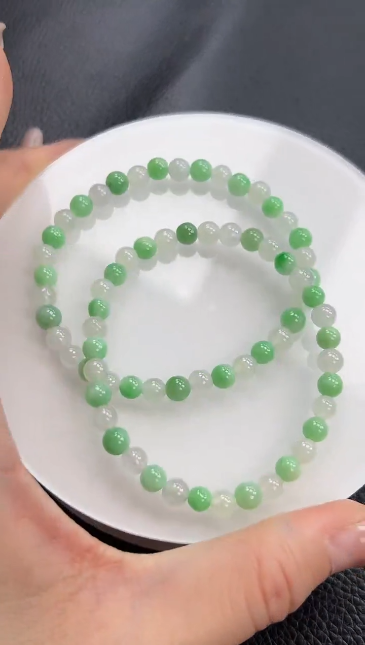 【闪购商品】翡翠手串未镶嵌手串多样性发一