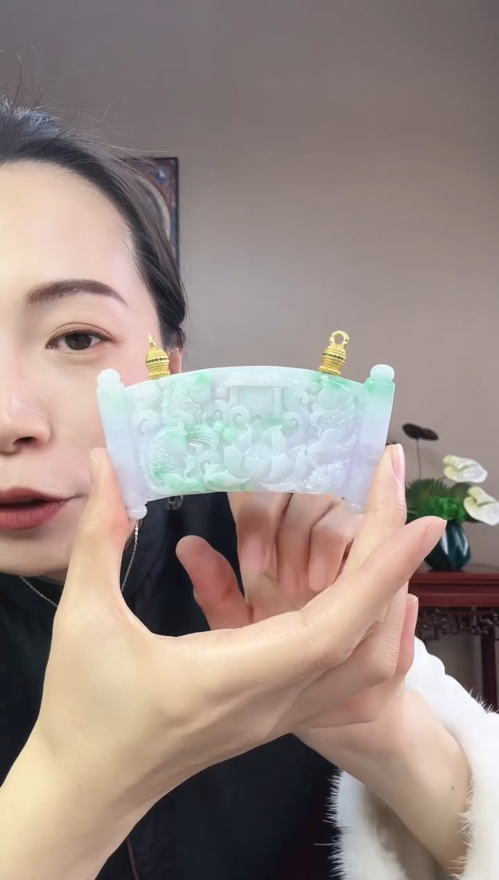 【闪购商品】翡翠颈饰未镶嵌国风原创