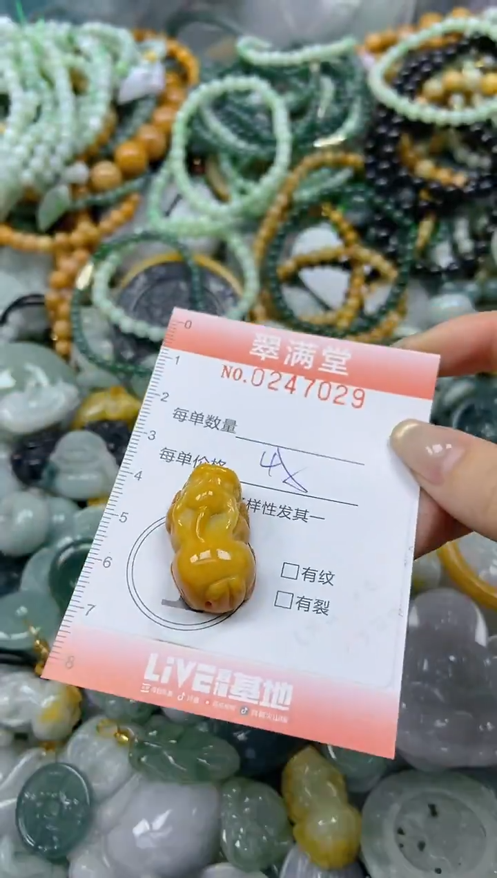 未镶嵌挂件翡翠闪购0247029