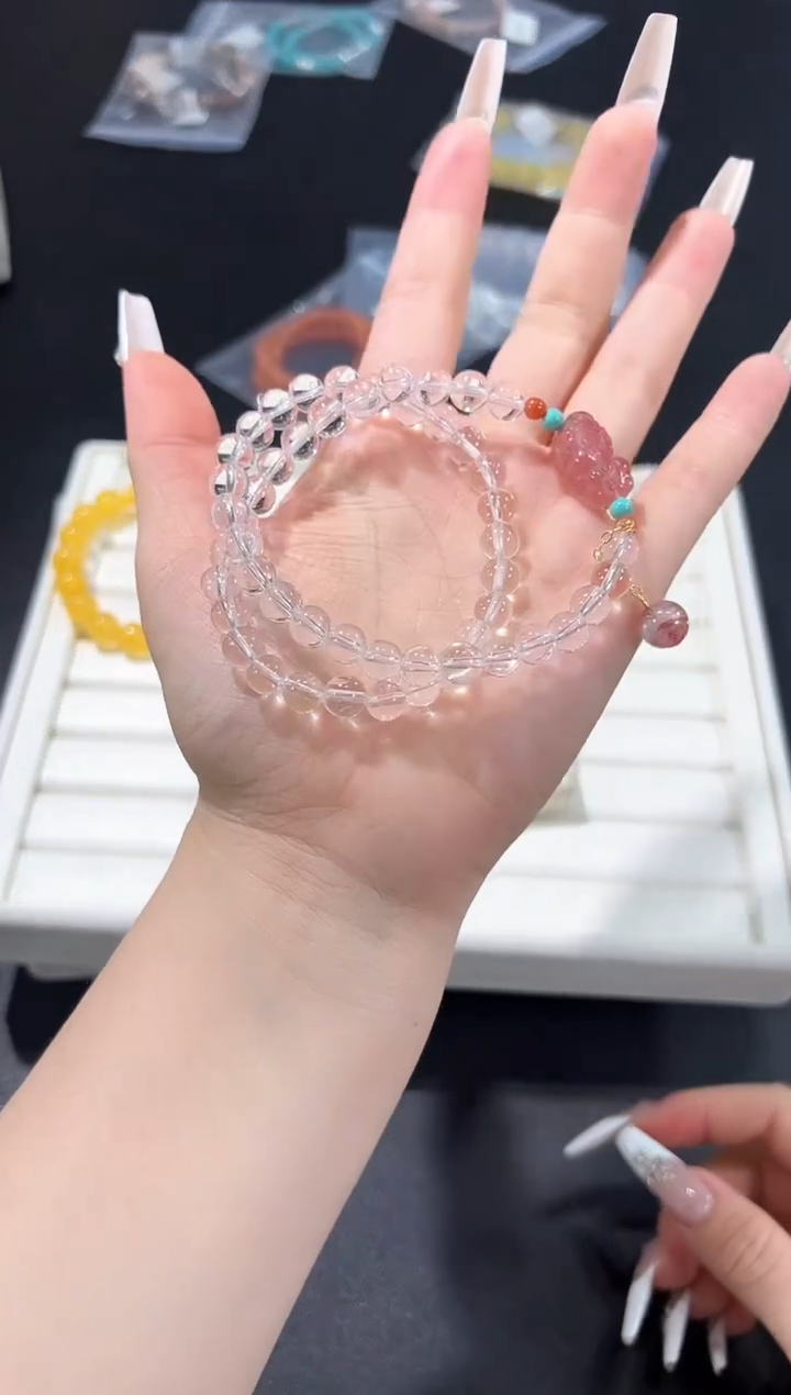 未镶嵌手串水晶21c多样性发其一【1条】默认微瑕