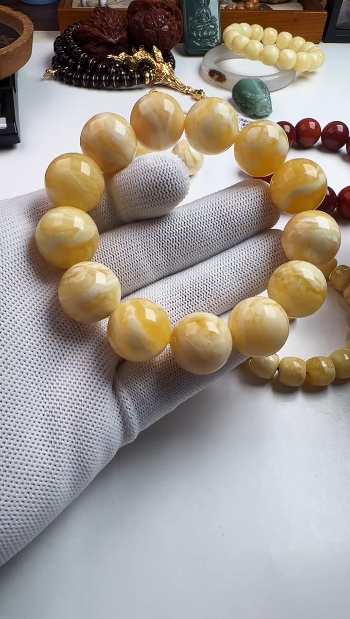 手串蜜蜡未镶嵌蜜蜡
