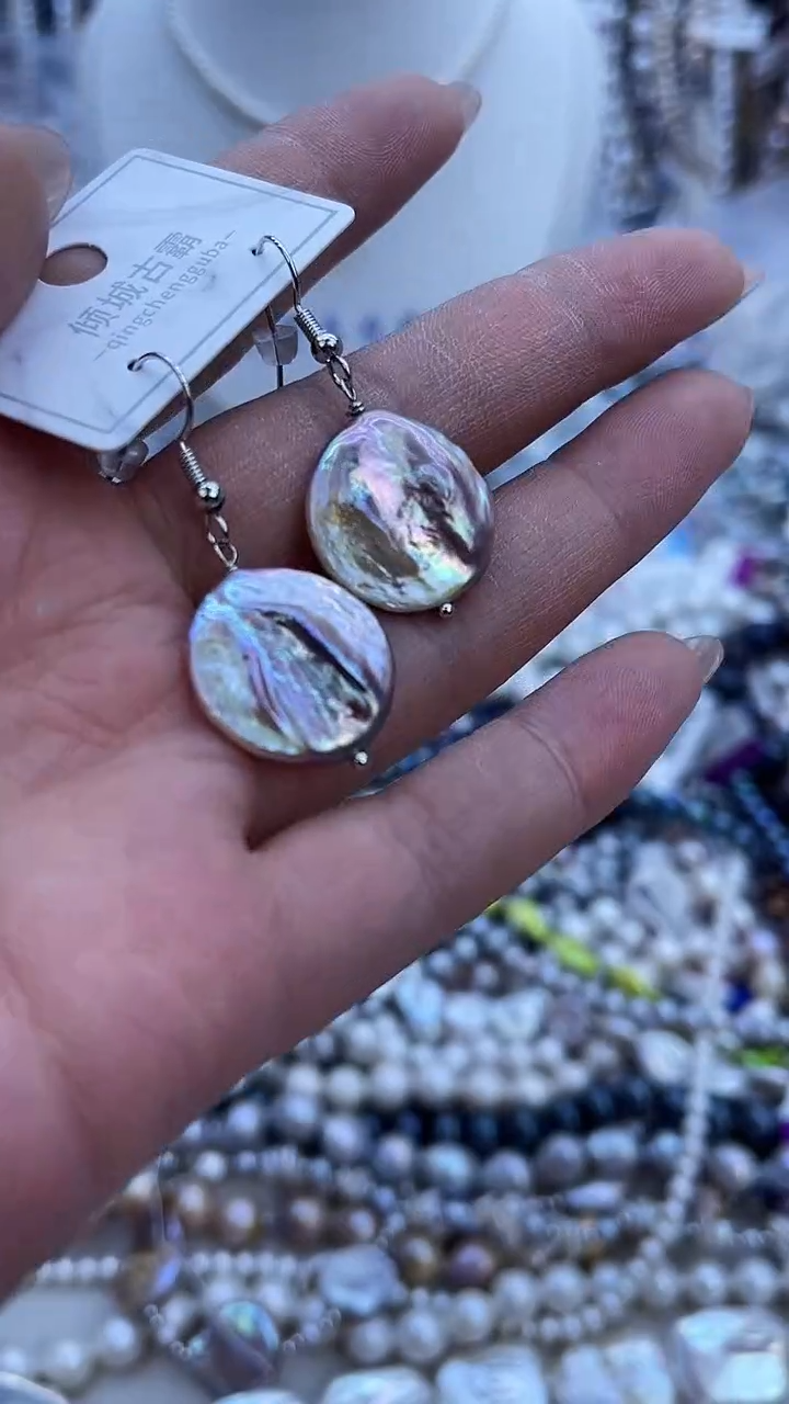 【闪购商品】淡水珍珠耳饰未镶嵌729