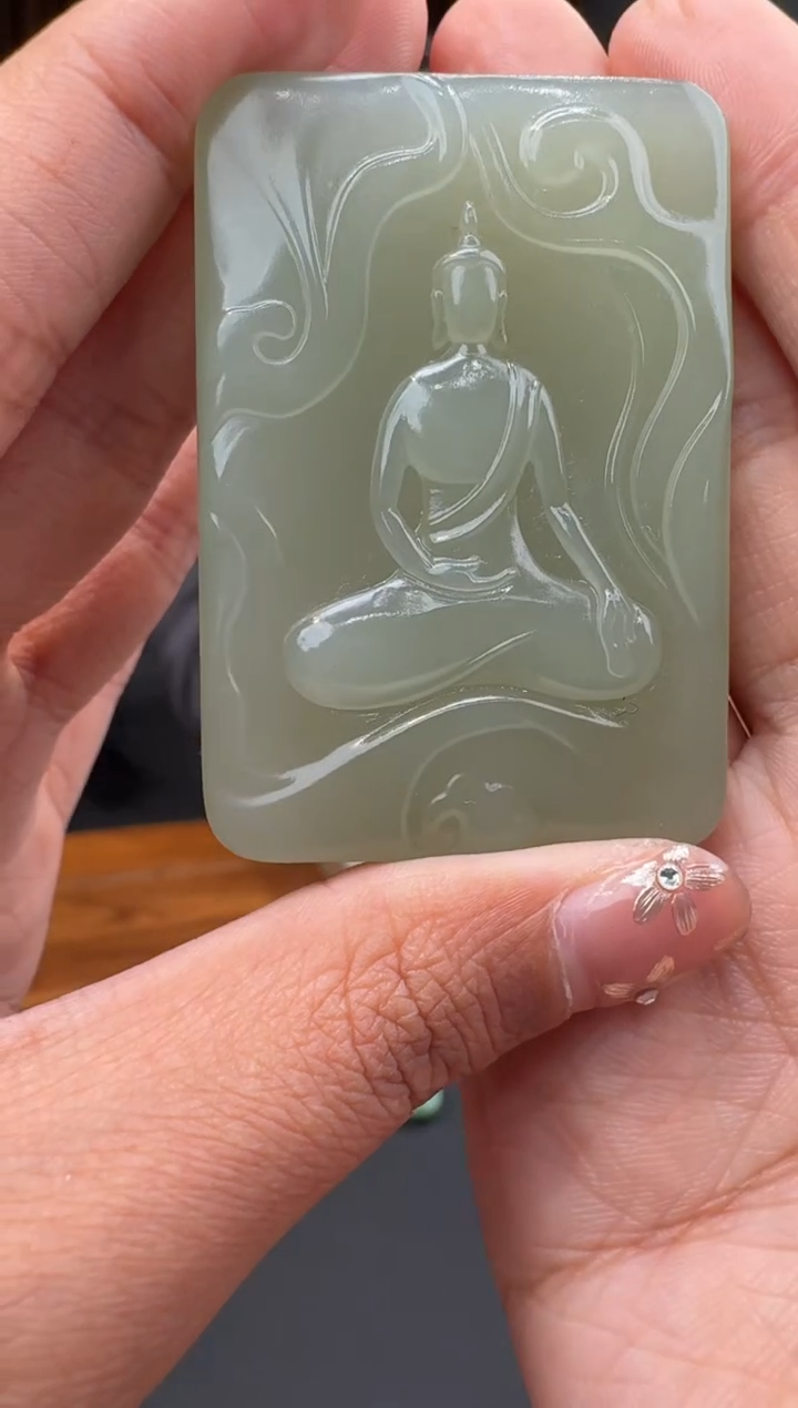 【闪购商品】和田玉84未镶嵌1.26亚斌