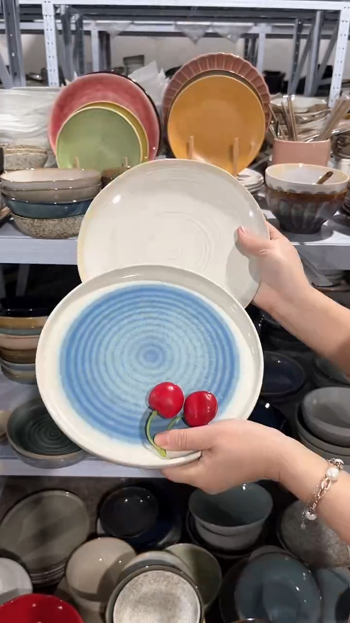 【闪购商品】瓷片外贸尾货瑕疵满20包邮X2 小盘组合