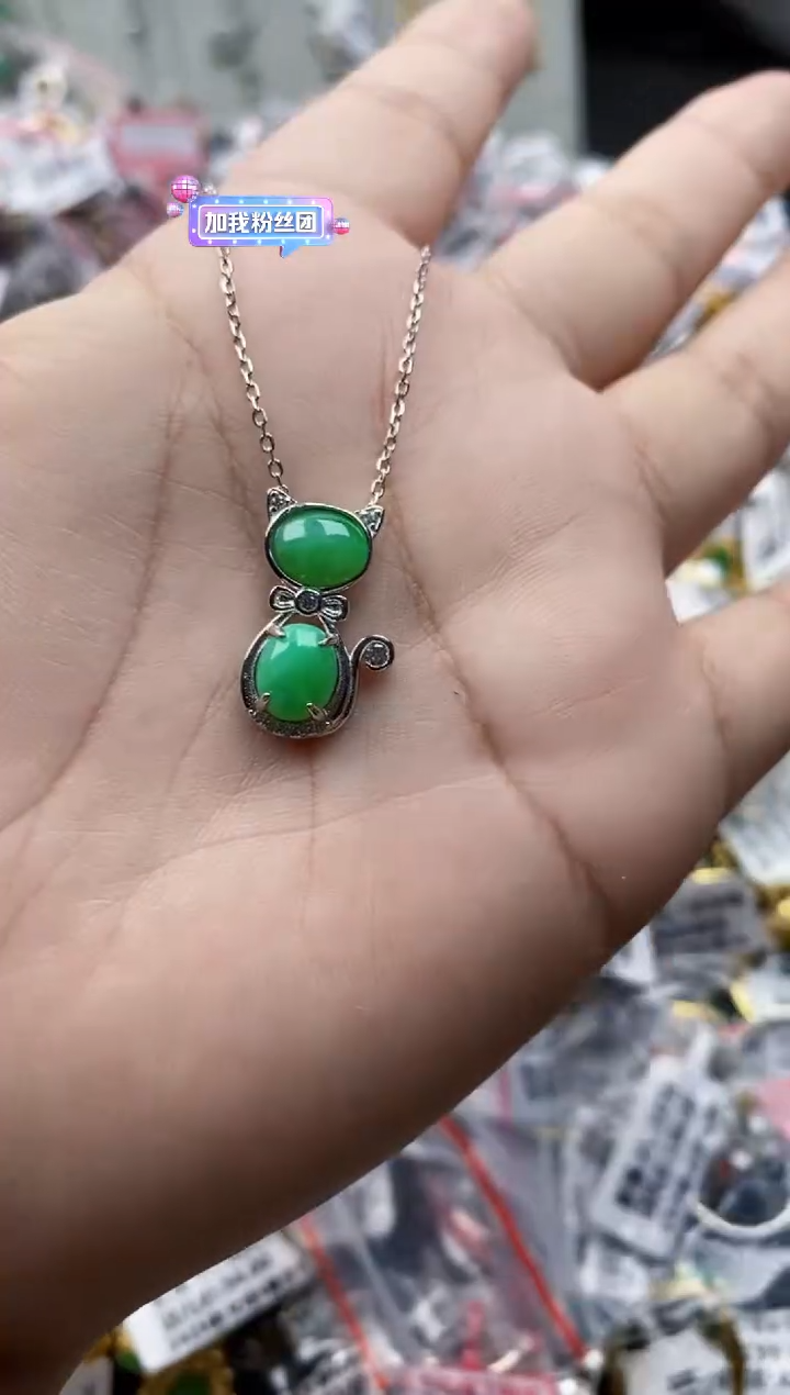 翡翠戒指银S925镶嵌2222222   0+