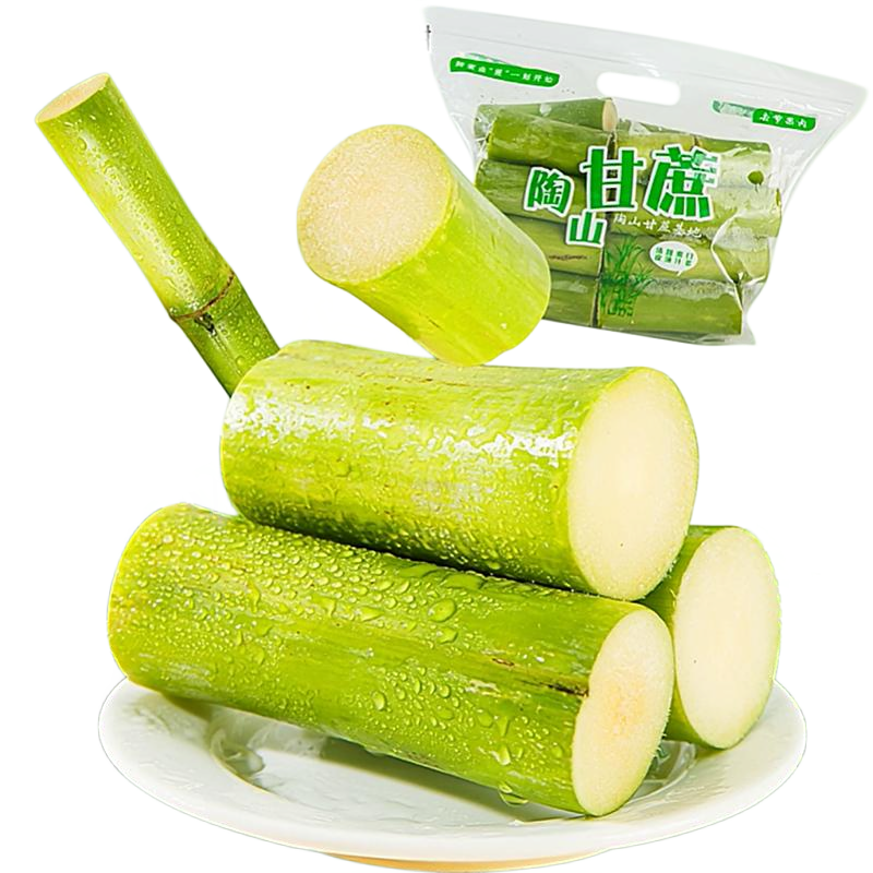陶山甘蔗独立包装3-5斤新鲜脆甜皮薄多汁当季水果青皮甘蔗顺丰