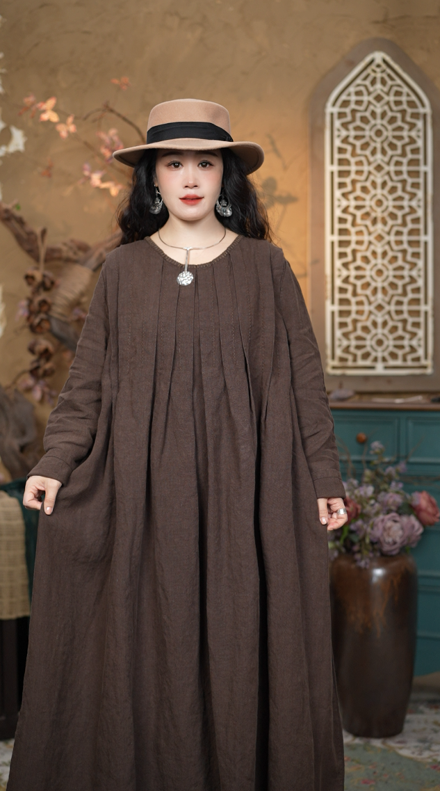 李李子/远山连衣裙