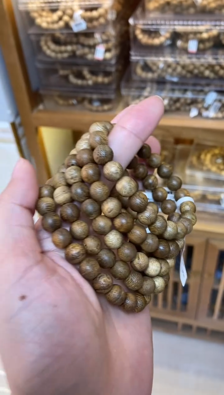 手串沉香文莱圆珠单圈0.9多样性发其一