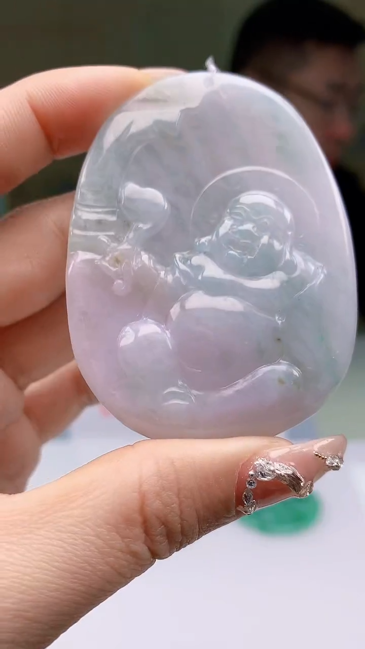 【闪购商品】定制翡翠未镶嵌5125ty-毛货挂件46