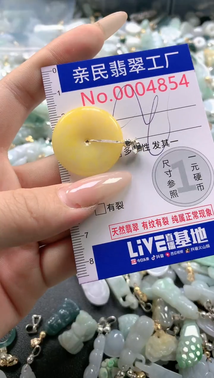 【闪购商品】翡翠吊坠(不含链)未镶嵌4854