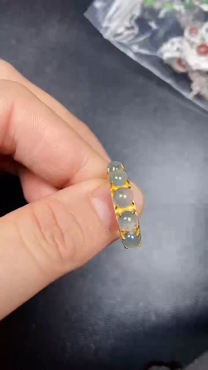 银S925镶嵌戒指翡翠2600