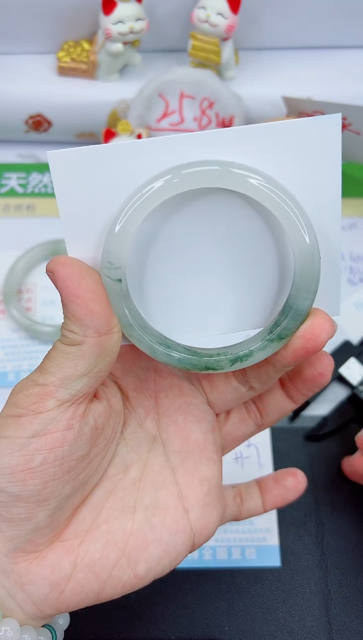 【闪购商品】石英质玉手镯未镶嵌1100-56.5