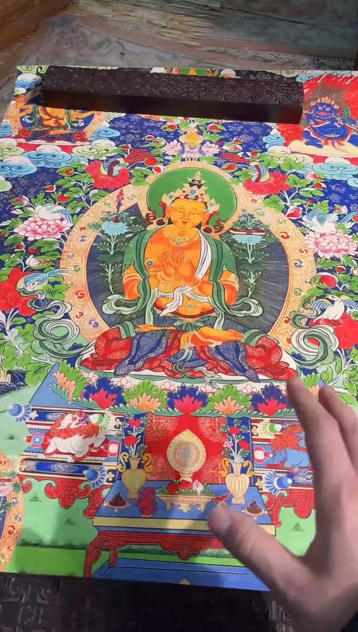 卷轴画路路的唐卡tk160