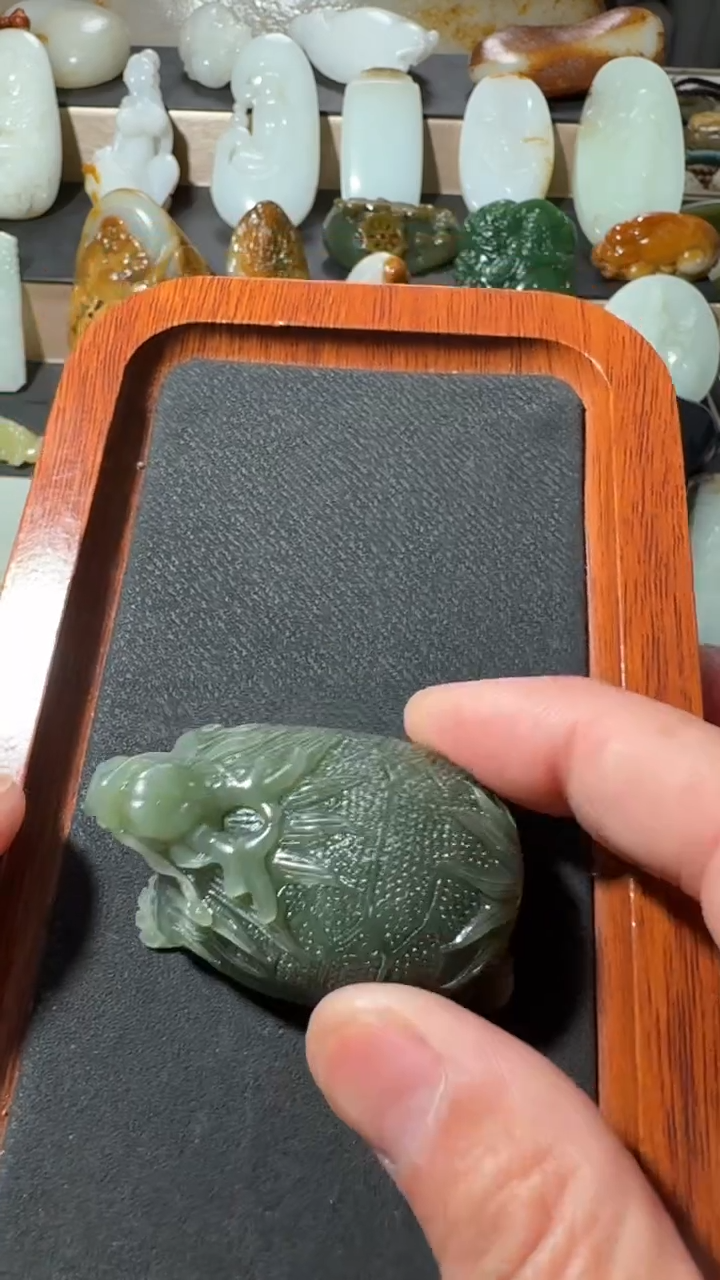 未镶嵌和田玉把件小*?男女款时尚百搭饰品