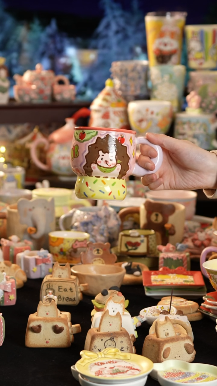 其他陶景德镇釉下彩手绘设计师款陶瓷