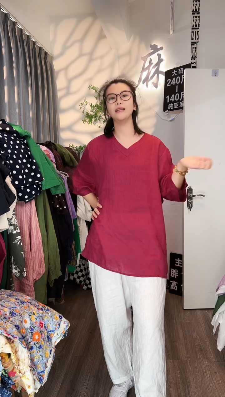 亚麻大码女装系列。