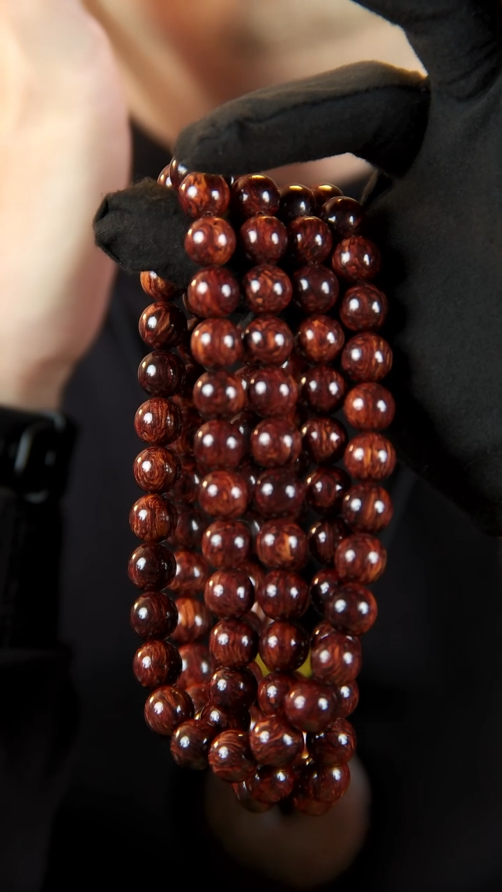 【闪购商品】降真香手串/手链海南红降土埋玉化料1.2长串