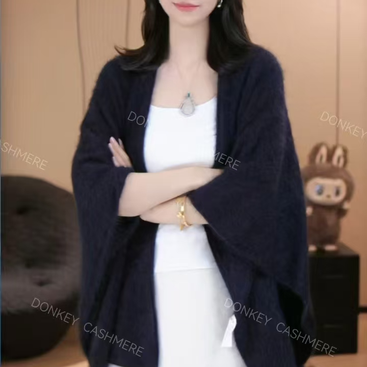 【高级感大披肩】100山羊绒拉绒大气显气质斗篷披肩女慵懒保暖外搭