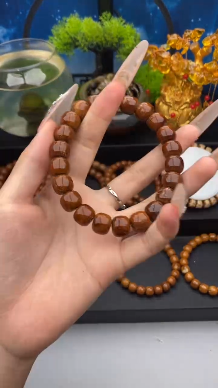 紫金鼠手串紫金鼠实心老型17号