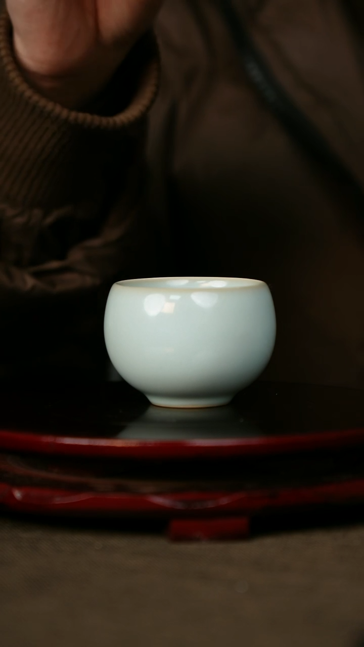 全品 淡天青 禅定杯 