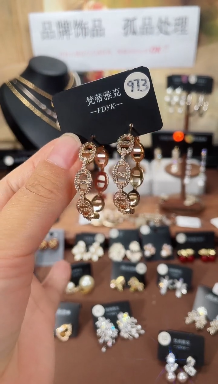 合金925银锆石梵973