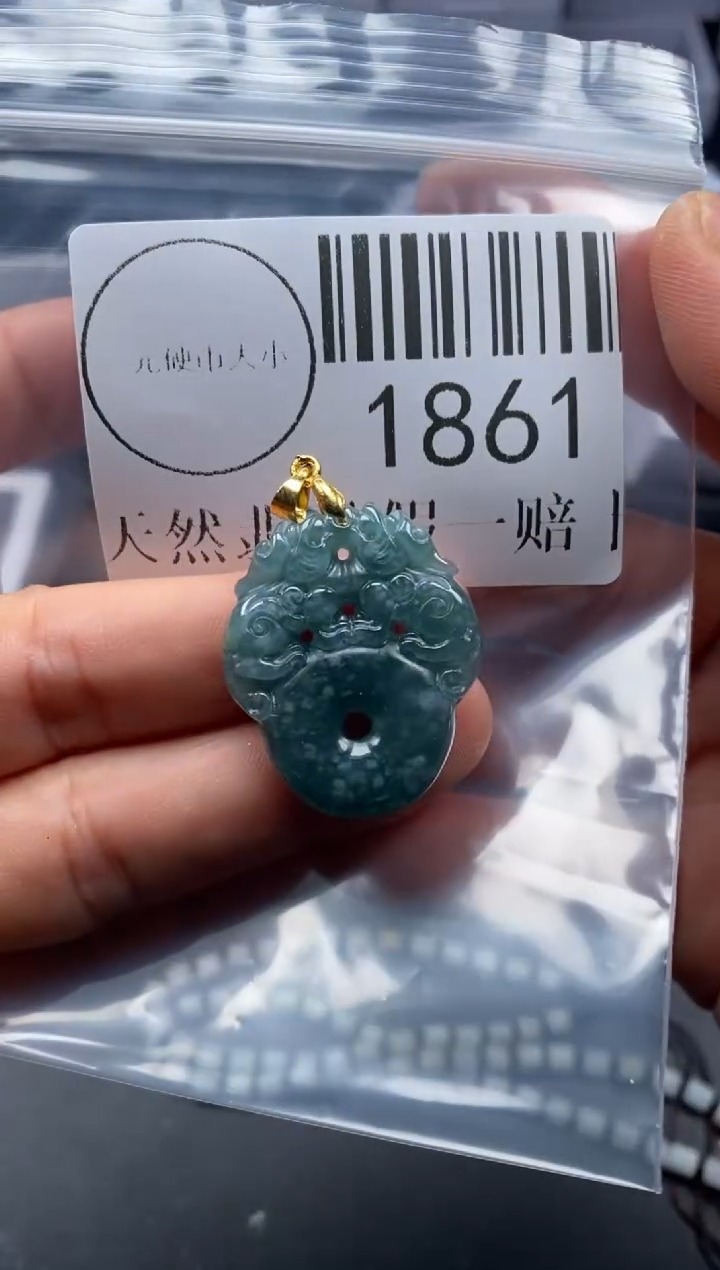 吊坠(不含链)未镶嵌翡翠1861
