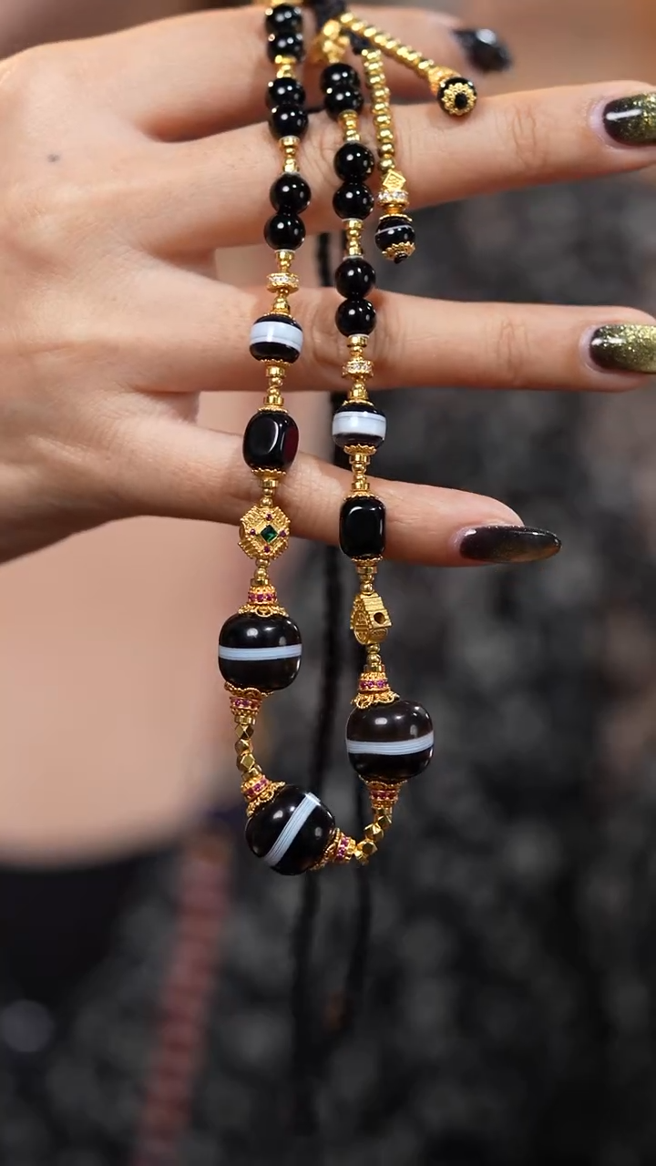 玛瑙/玉髓颈饰未镶嵌药师锁骨链