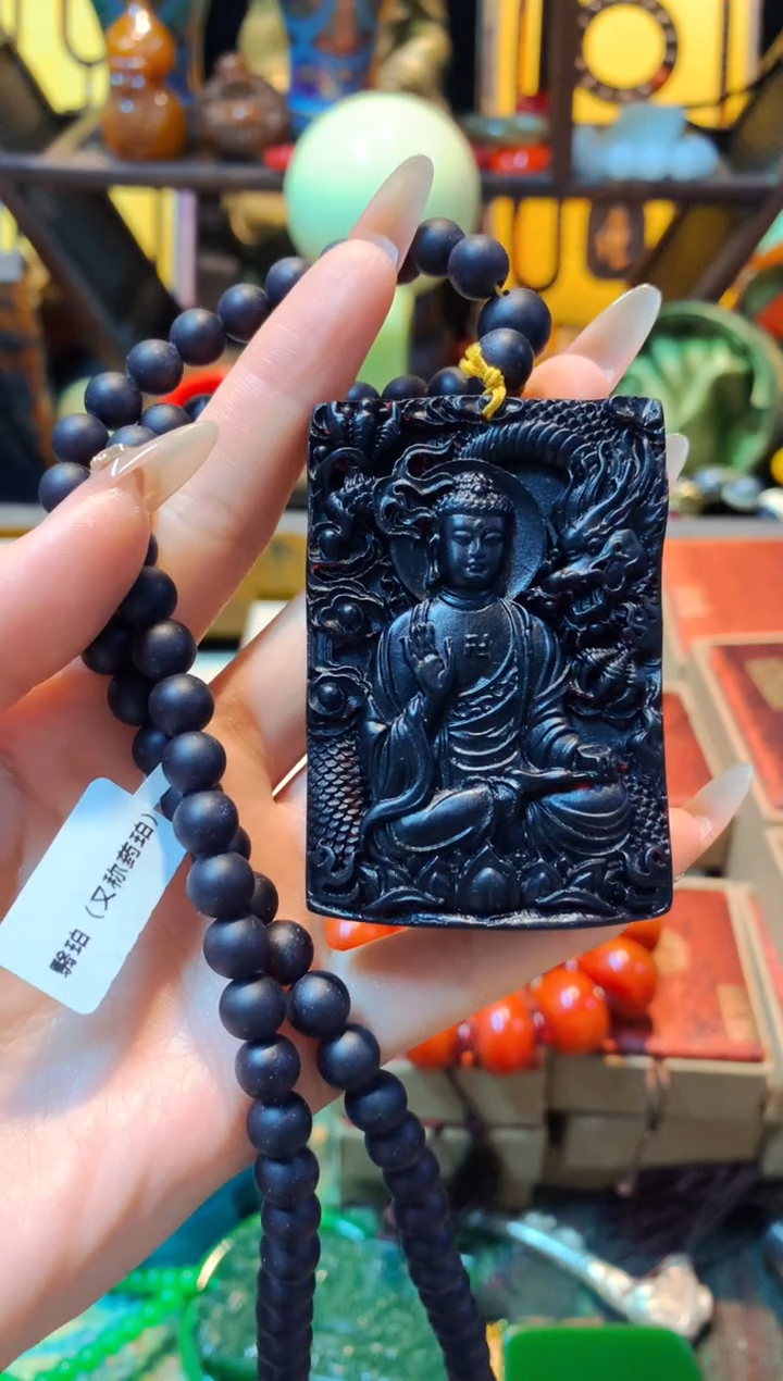 【闪购商品】琥珀颈饰未镶嵌直播推荐直播推荐