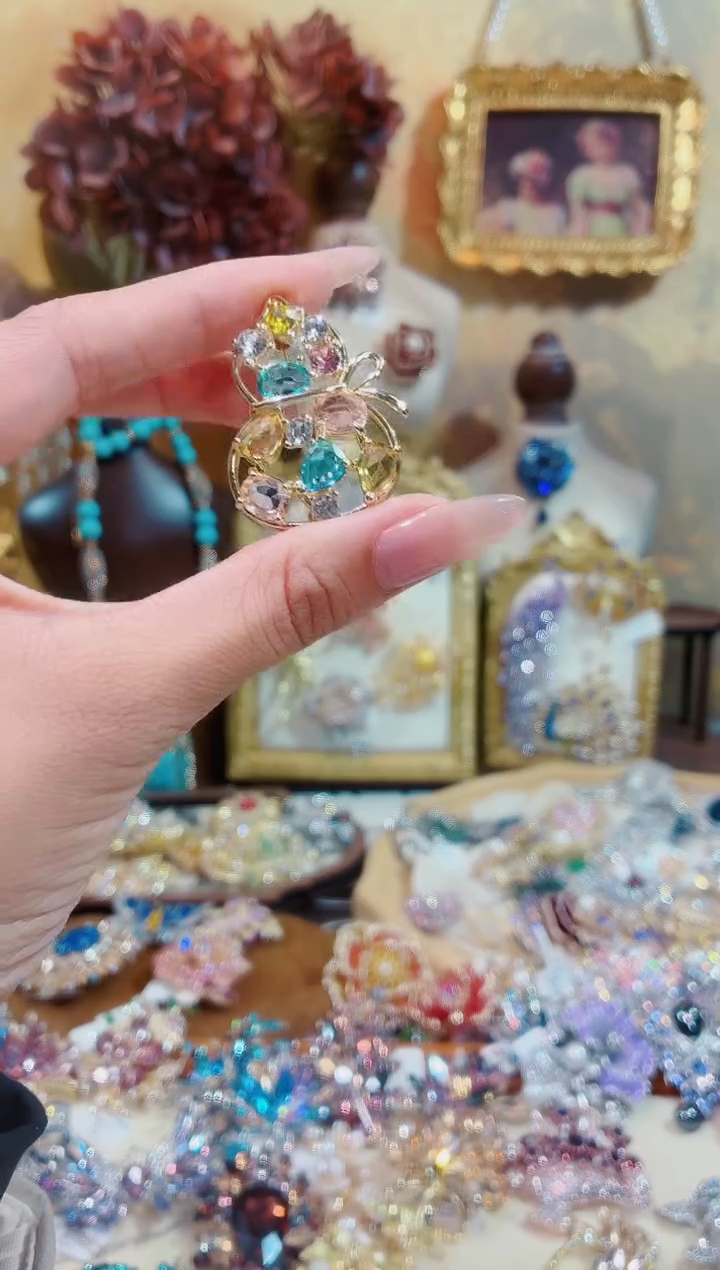 合成立方氧化锆铜合金彩色葫芦