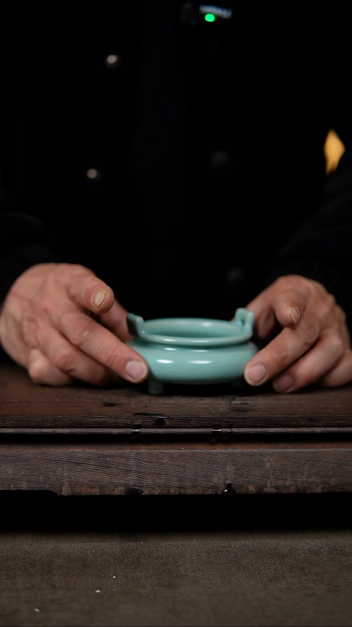 【闪购商品】杯仿古天青精工宣德炉一级礼盒