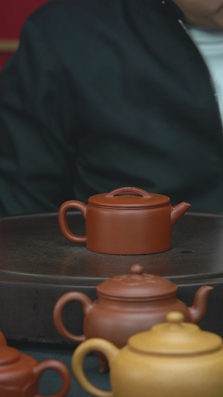 【闪购商品】紫砂茶壶半手工小红泥汉瓦150cc