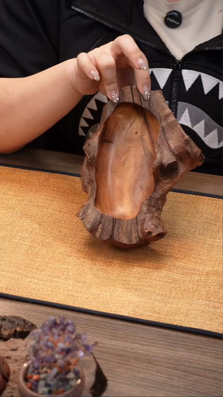 3号云小屋紫柚木果盘