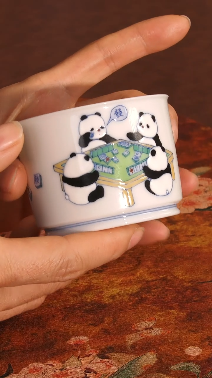 【闪购商品】景德镇纯手工手绘主人杯