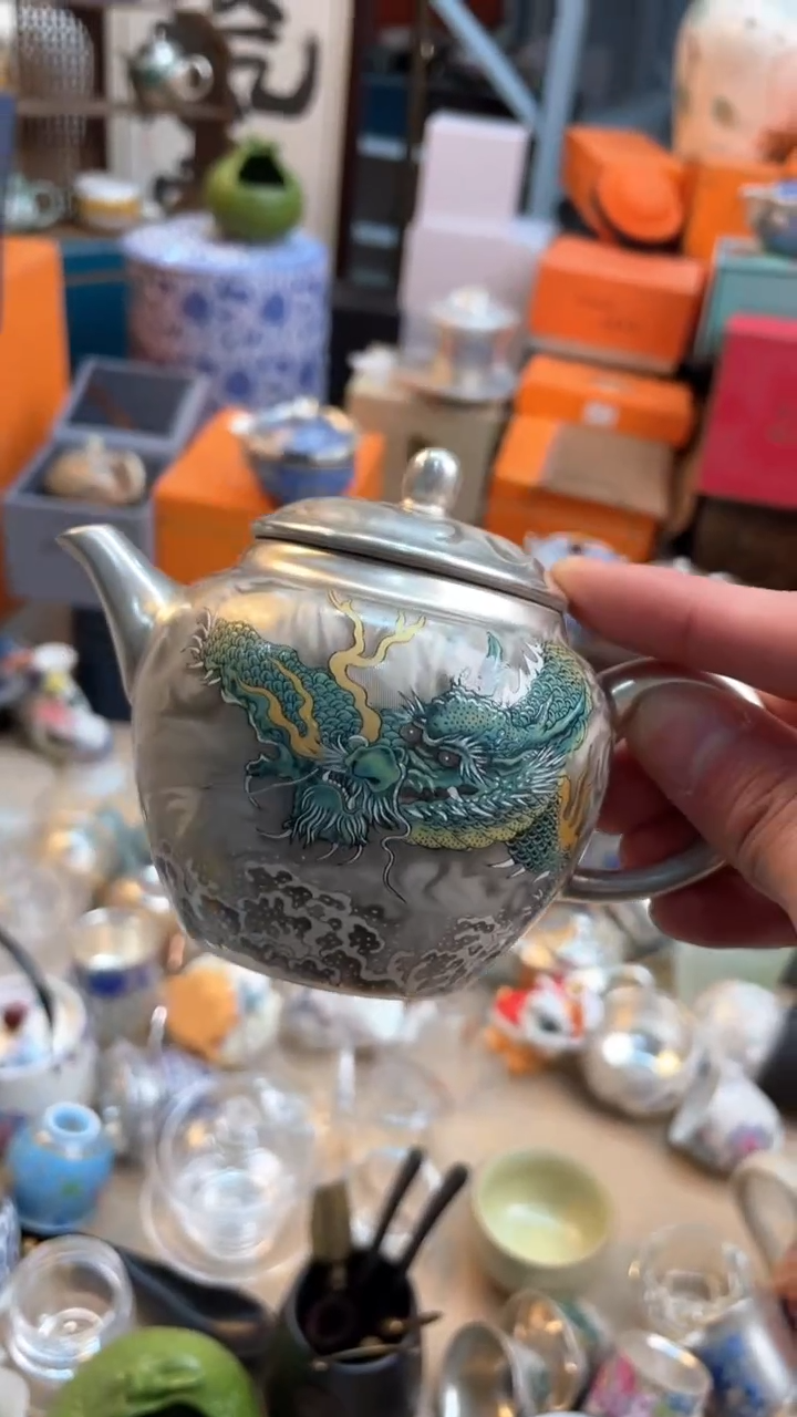 【闪购商品】瓷片@@@@@@@@@@@@@青龙龙蛋壶