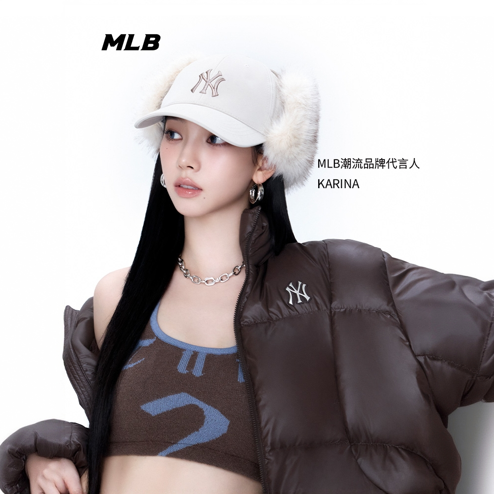 官方KARINA同款男女毛绒保暖可调球帽25冬季新款3AWMV0256