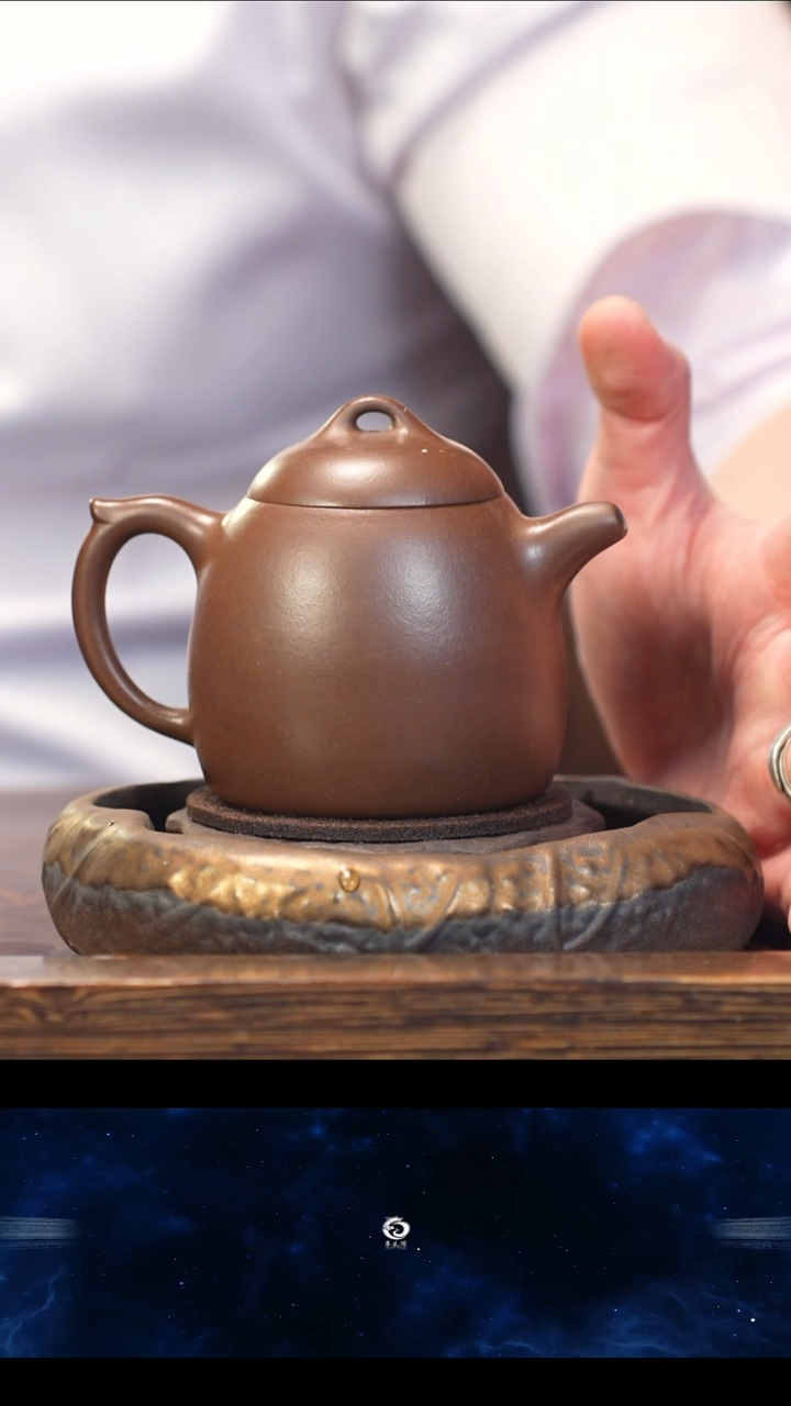 【闪购商品】紫砂茶壶朱泥秦权-CRY