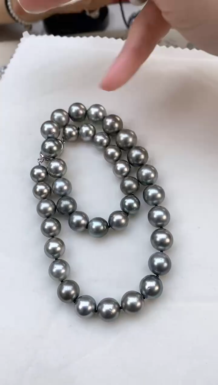 【闪购商品】海水珍珠项链银S925镶嵌xs285