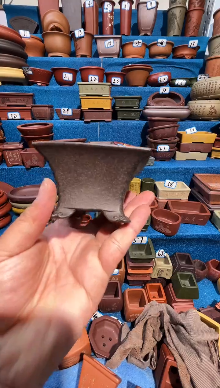 【闪购商品】紫砂紫砂花盆8*5