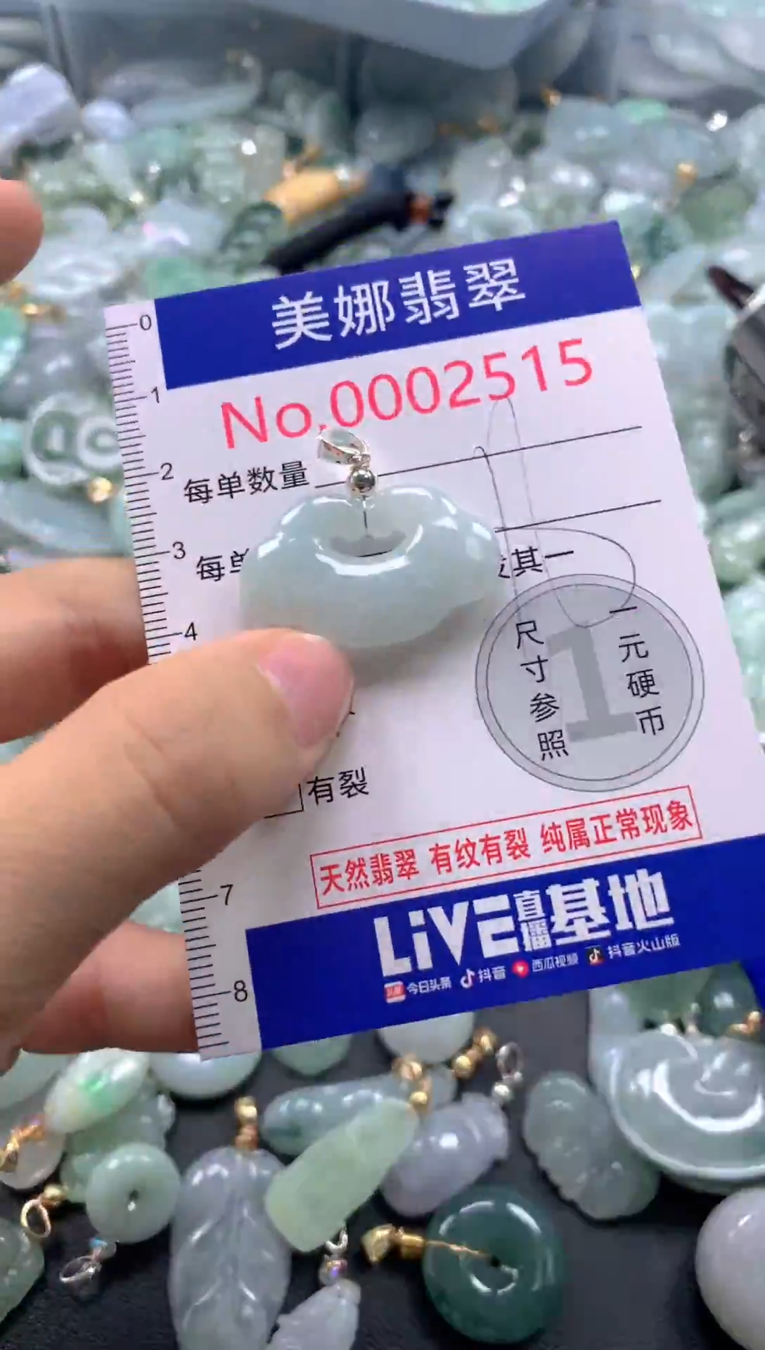 颈饰未镶嵌翡翠2515