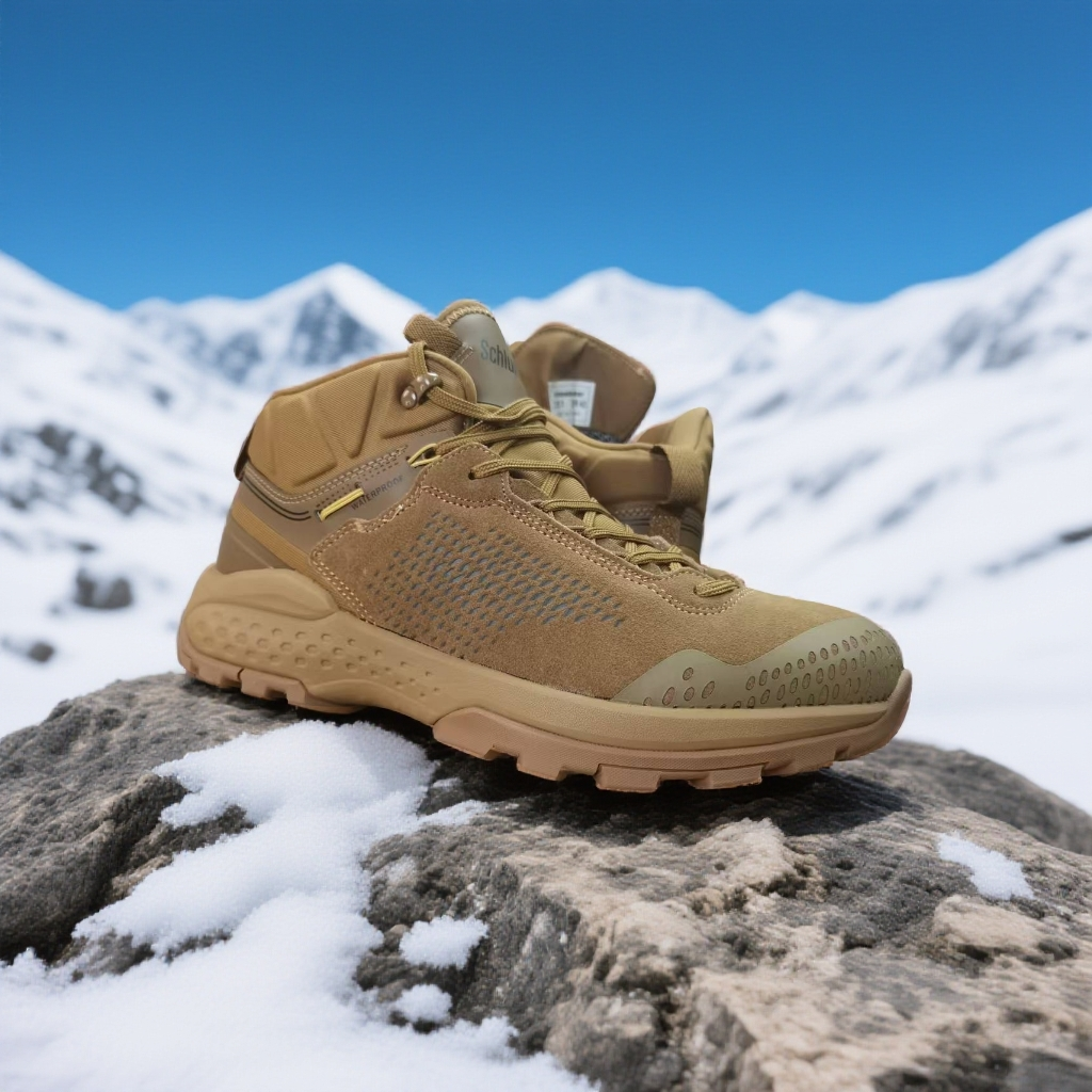 高端全皮防水防滑耐磨男士户外徒步登山战术靴