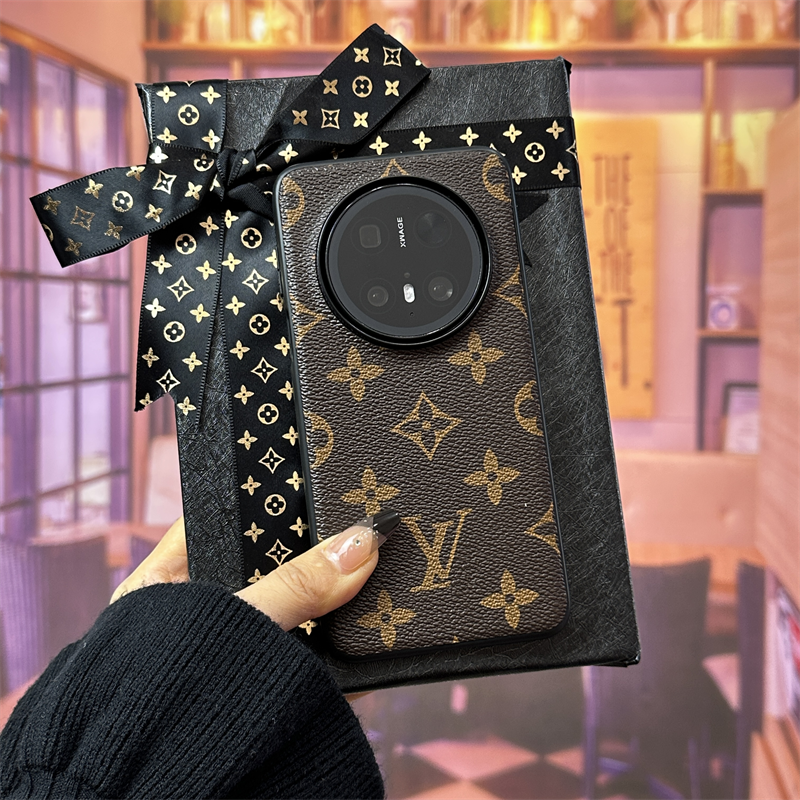 适用华为mate70pro+手机壳mate60pro新款pura70Pro老花50皮质80潮