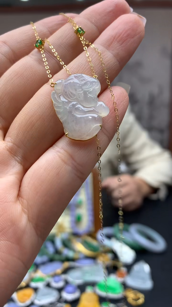 【闪购商品】翡翠颈饰未镶嵌11-天然翡翠